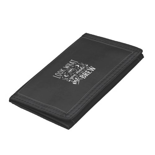 Halloween Witch Brew Funny Potion Design_1 Trifold Wallet