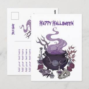 Halloween Witch Brew Postcard