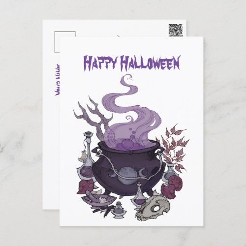 Halloween Witch Brew  Postcard