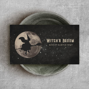 Halloween Witch Business Card