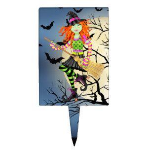 Halloween Witch Cake Pick - SRF