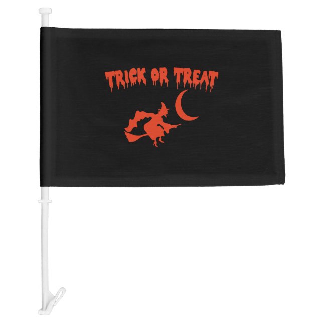 HALLOWEEN WITCH                               CAR FLAG (Front)