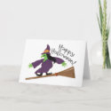 Halloween Witch card