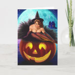 &quot;halloween Witch&quot; Card at Zazzle