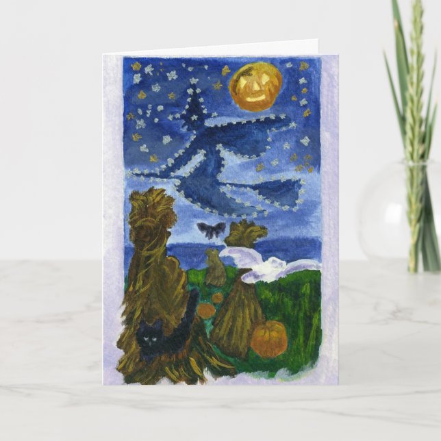 Halloween Witch Card (Front)