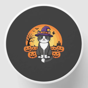 Halloween Witch Cat Pumpkin Moon Design_1 Mini Candle Favors