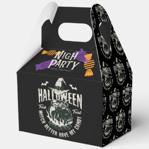 Halloween Witch Cauldron Party Candy Box