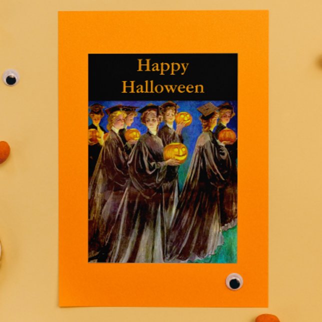 Halloween Witch College Graduates Card (Creator Uploaded)