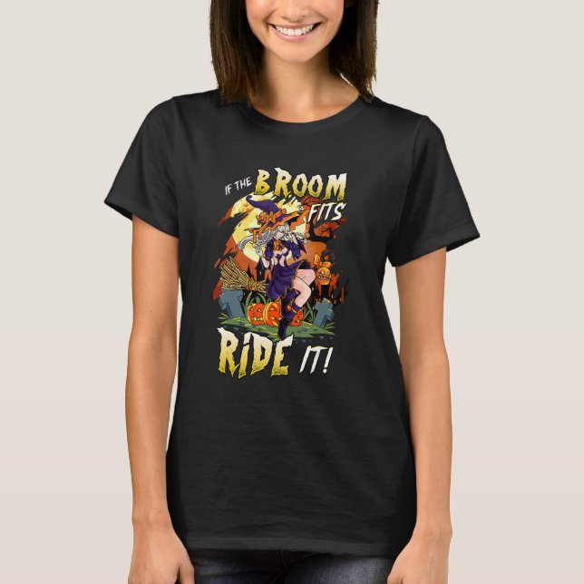 Halloween Witch Costume T-Shirt (Front)