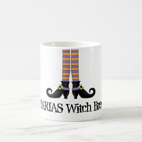 Halloween Witch Cute Simple Whimsical Shoes Coffee Mug