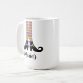 Halloween Witch Cute Simple Whimsical Shoes Coffee Mug (Front Left)