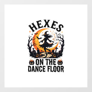 Halloween Witch Dance Night Floor Decals