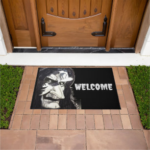 HALLOWEEN WITCH Door Mat