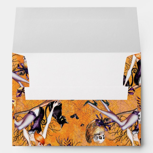 Halloween Witch Envelope (Back (Bottom))