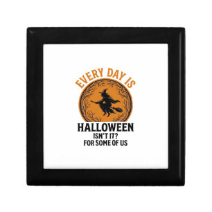Halloween Witch Every Day Is Halloween Funny Vinta Gift Box
