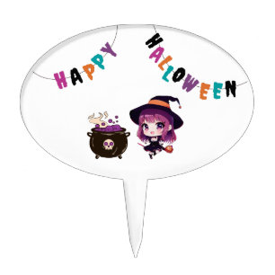 Halloween/witch/fall/October Cake Topper