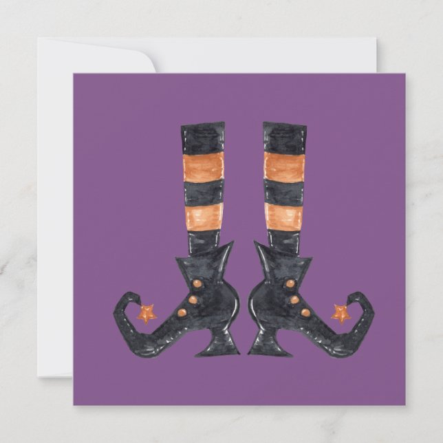 Halloween Witch Feet Personalized (Front)