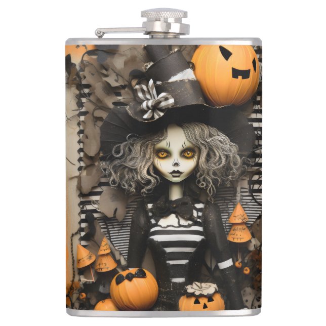 Halloween Witch Flask (Front)
