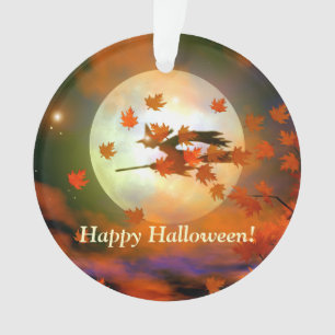 Halloween Witch Flight Ornament