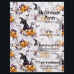 Halloween Witch Flyer<br><div class="desc">This "Halloween Witch" theme is  available in different products.  Feel free to contact me if you want it in other products.</div>