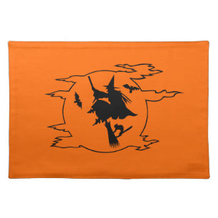 Halloween Witch & Friends Placemat