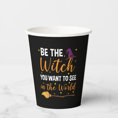 Halloween Witch Funny for Women Wiccan Witchcraft  Paper Cups