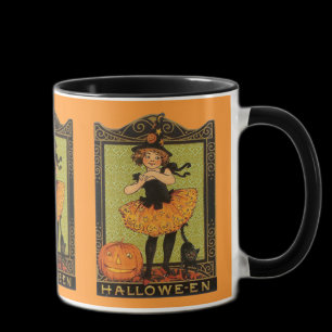 Halloween Witch Girl Mug