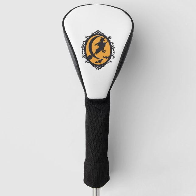 Halloween Witch                     Golf Head Cover (Front)