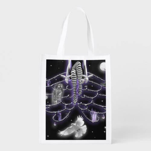 Halloween Witch Grocery Bag