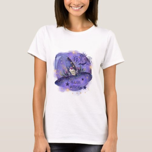  Halloween Witch hat designed By Renee L T_Shirt