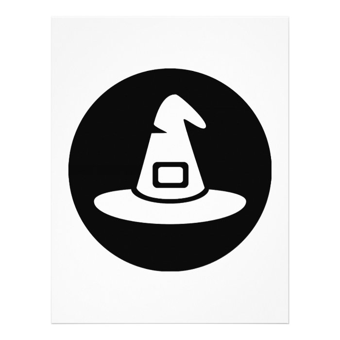 Halloween Witch Hat Symbol Ideology Customized Letterhead