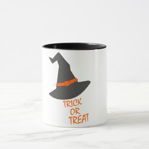 Halloween Witch Hat Trick or Treat Mug