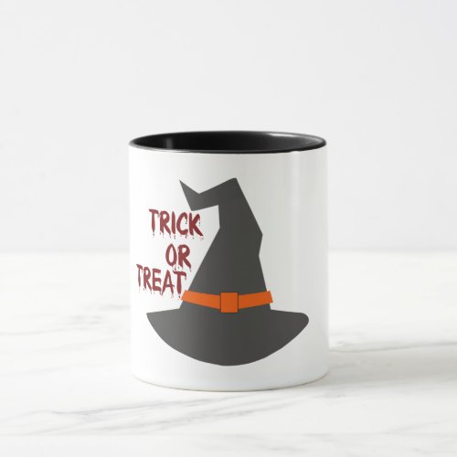 Halloween Witch Hat Trick or Treat Mug