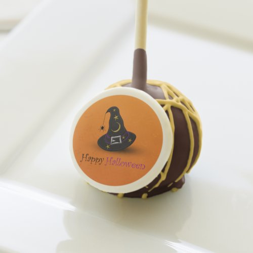 Halloween Witch Hat with Spider Cake Pops