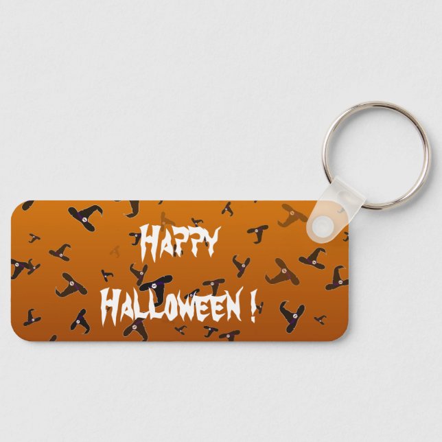 Halloween Witch Hats Keychain (Front)