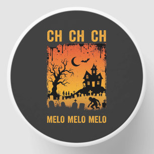 Halloween Witch Haunted House Silhouette Art_1 Mini Candle Favors