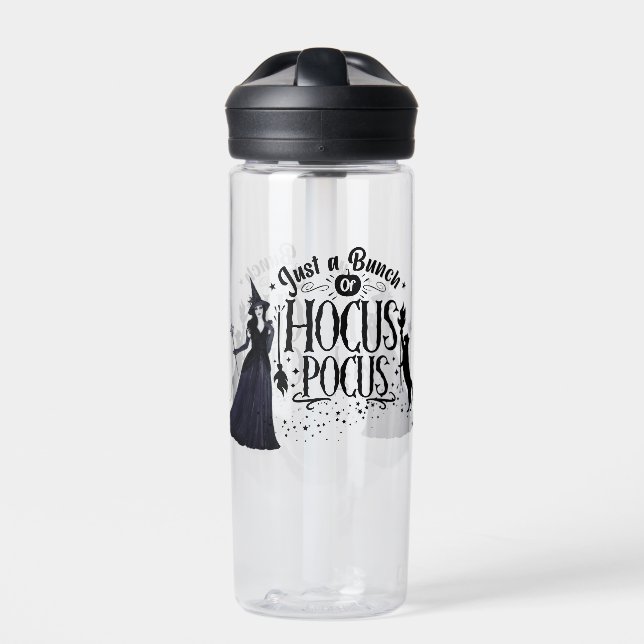 Halloween witch hocus pocus design  water bottle (Front)