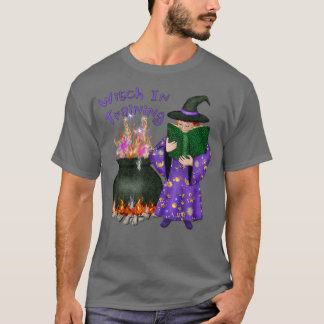 Halloween Witch In Training t T-Shirt
