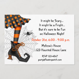 Halloween Witch Invitation