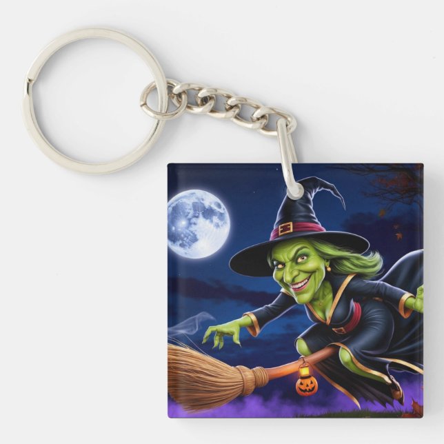 Halloween/Witch Keychain (Front)