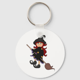 Halloween witch keychain