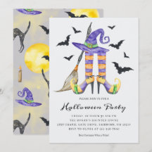 Halloween Witch Legs and Hat Party