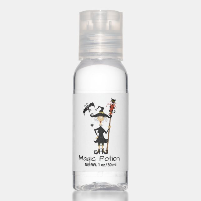 Halloween Witch Magic Potion Hand Sanitizer (Front)