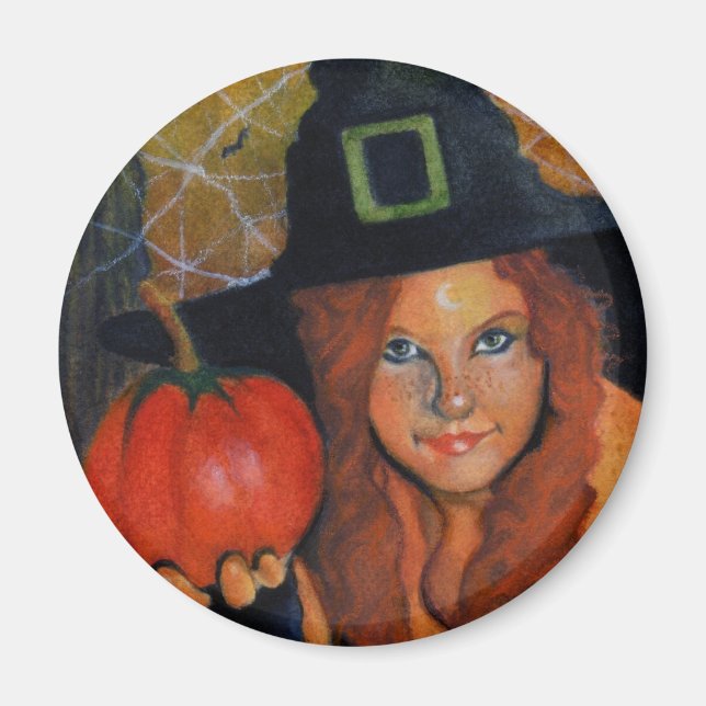 Halloween Witch Magnet (Front)