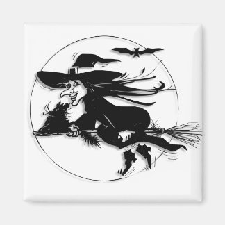 Halloween Witch Magnet