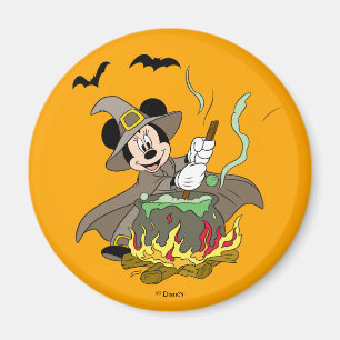 Halloween Witch Minnie Mouse Magnet
