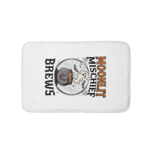 Halloween Witch Moon Mischief Bath Mat