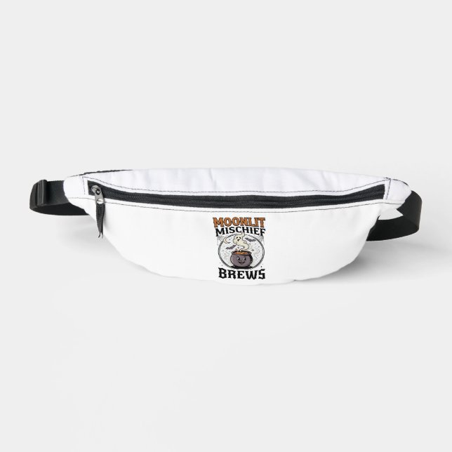 Halloween Witch Moon Mischief Fanny Pack (Front)