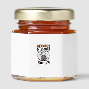 Halloween Witch Moon Mischief Honey Jar Favors
