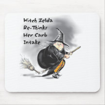 Halloween Witch mouse pad
